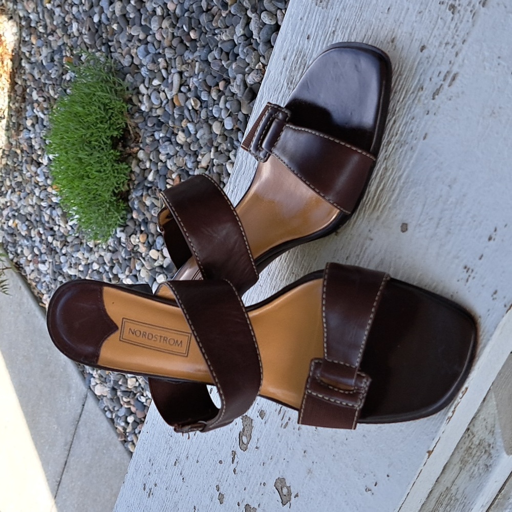 Nordstrom  Brown Leather Sandals